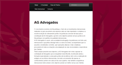 Desktop Screenshot of agadvogados.com
