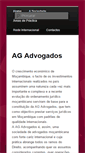 Mobile Screenshot of agadvogados.com