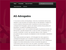 Tablet Screenshot of agadvogados.com